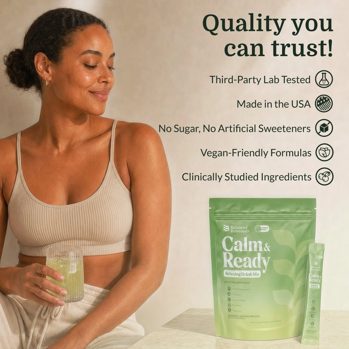 Calm & Ready Relaxing Drink Mix