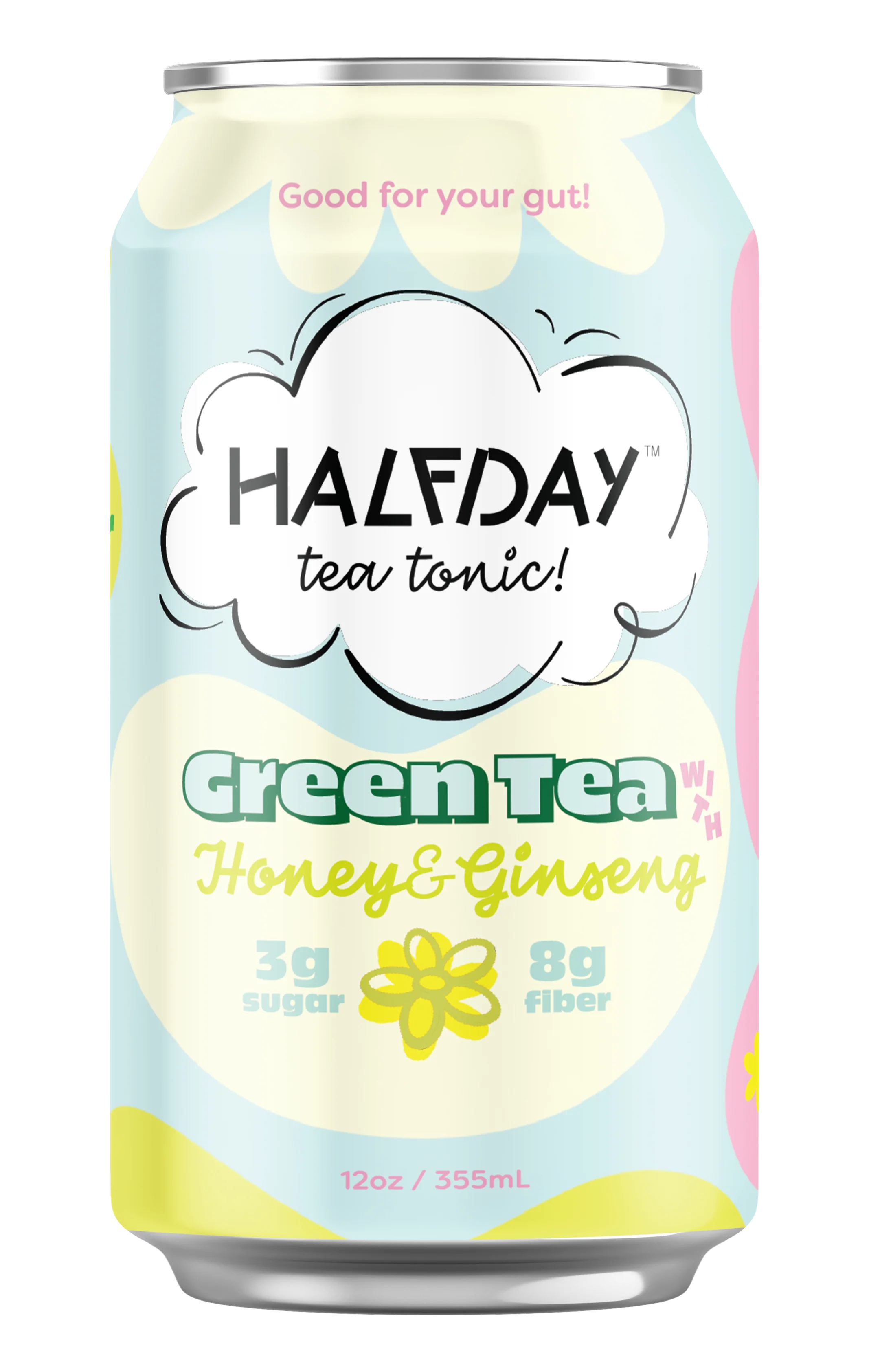 Halfday green tea with honey and ginseng tonic