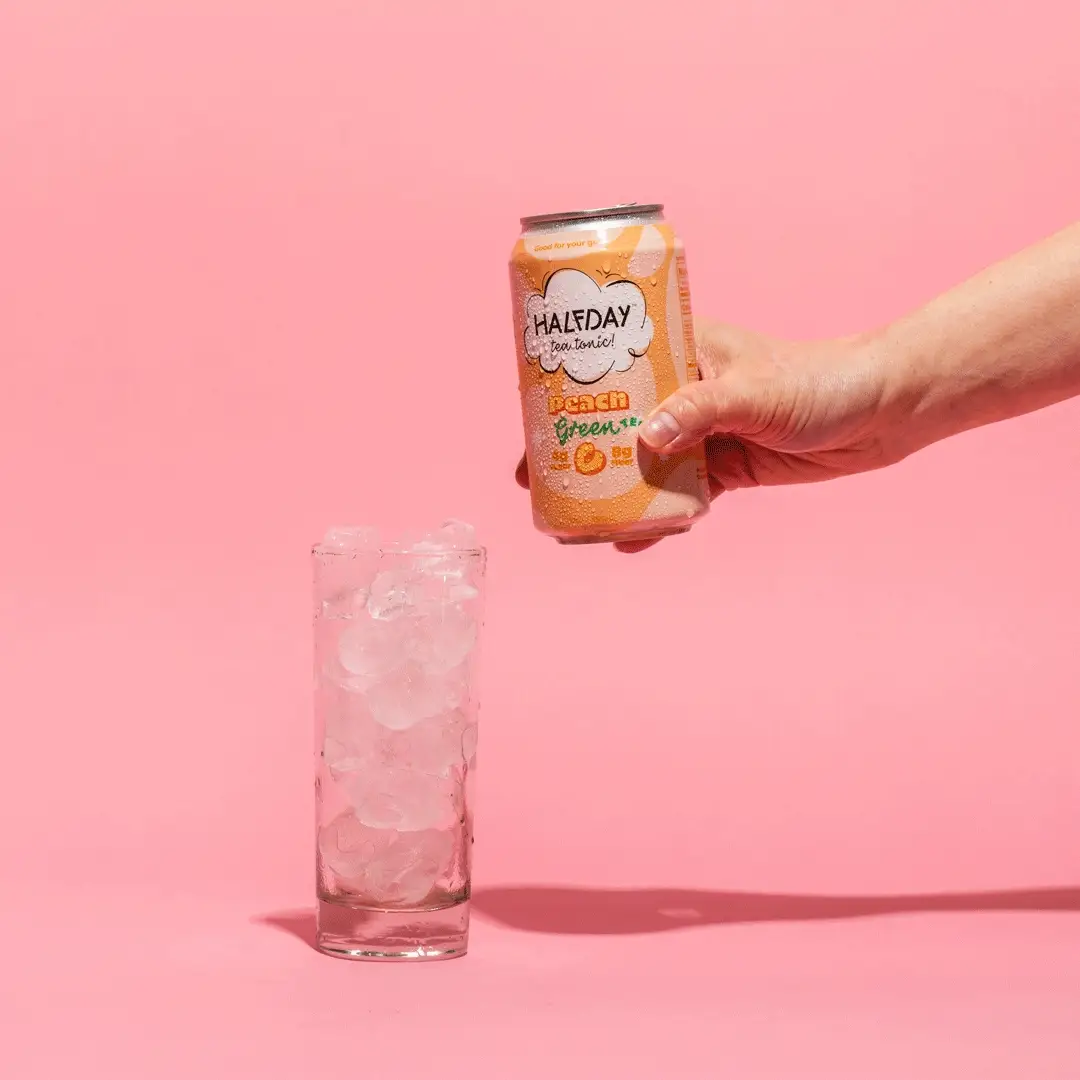 halfday tea tonic peach