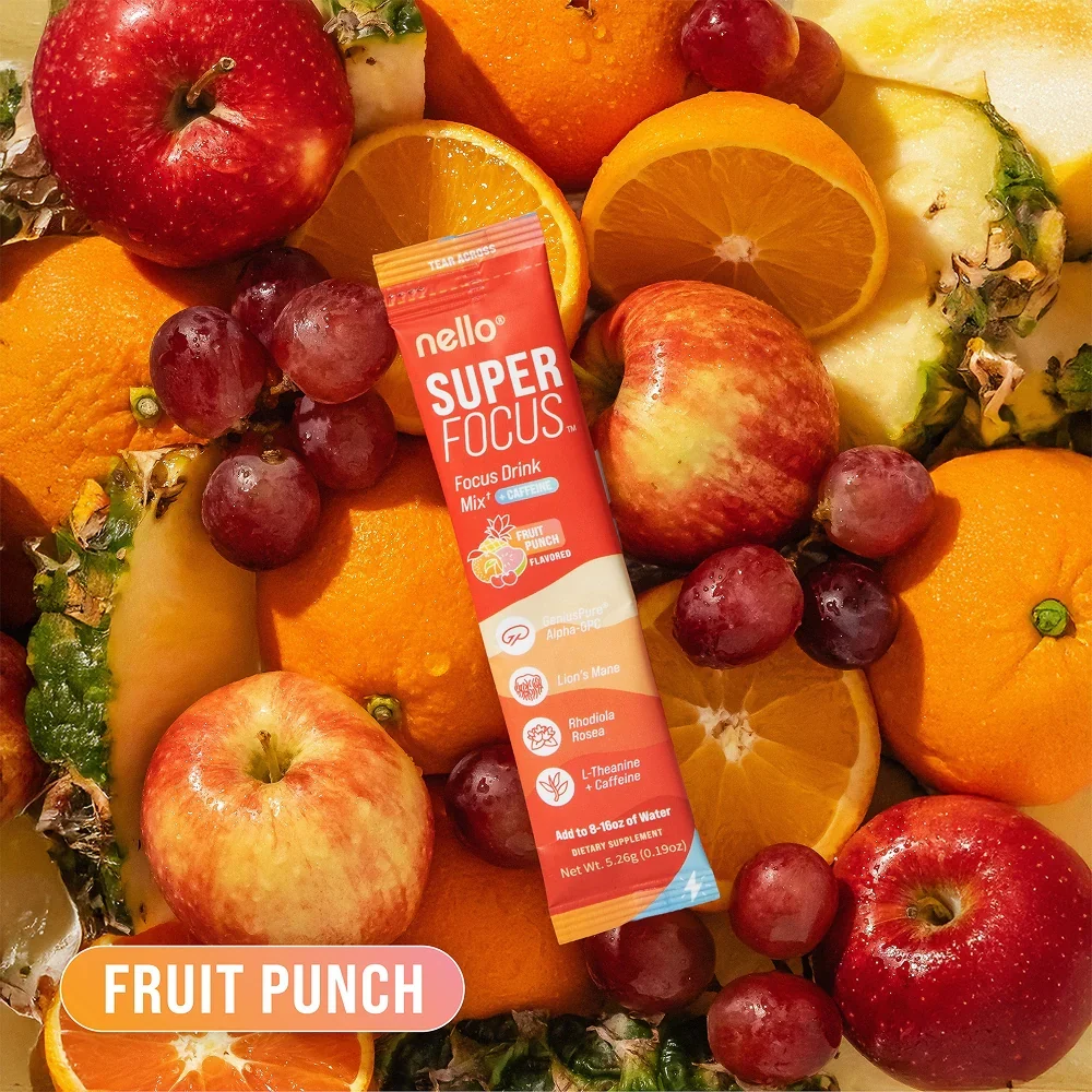 A lively mix of juicy fruits, blending sweet and tangy notes.