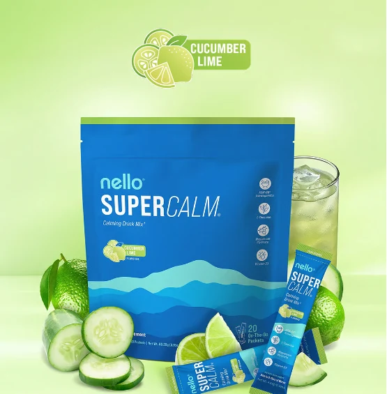 Cucumber paired with a splash of lime.