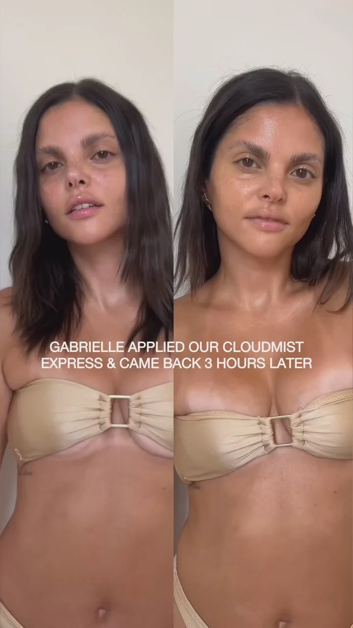 Nuda Face Tan Water Cloudmist Express Video Before After