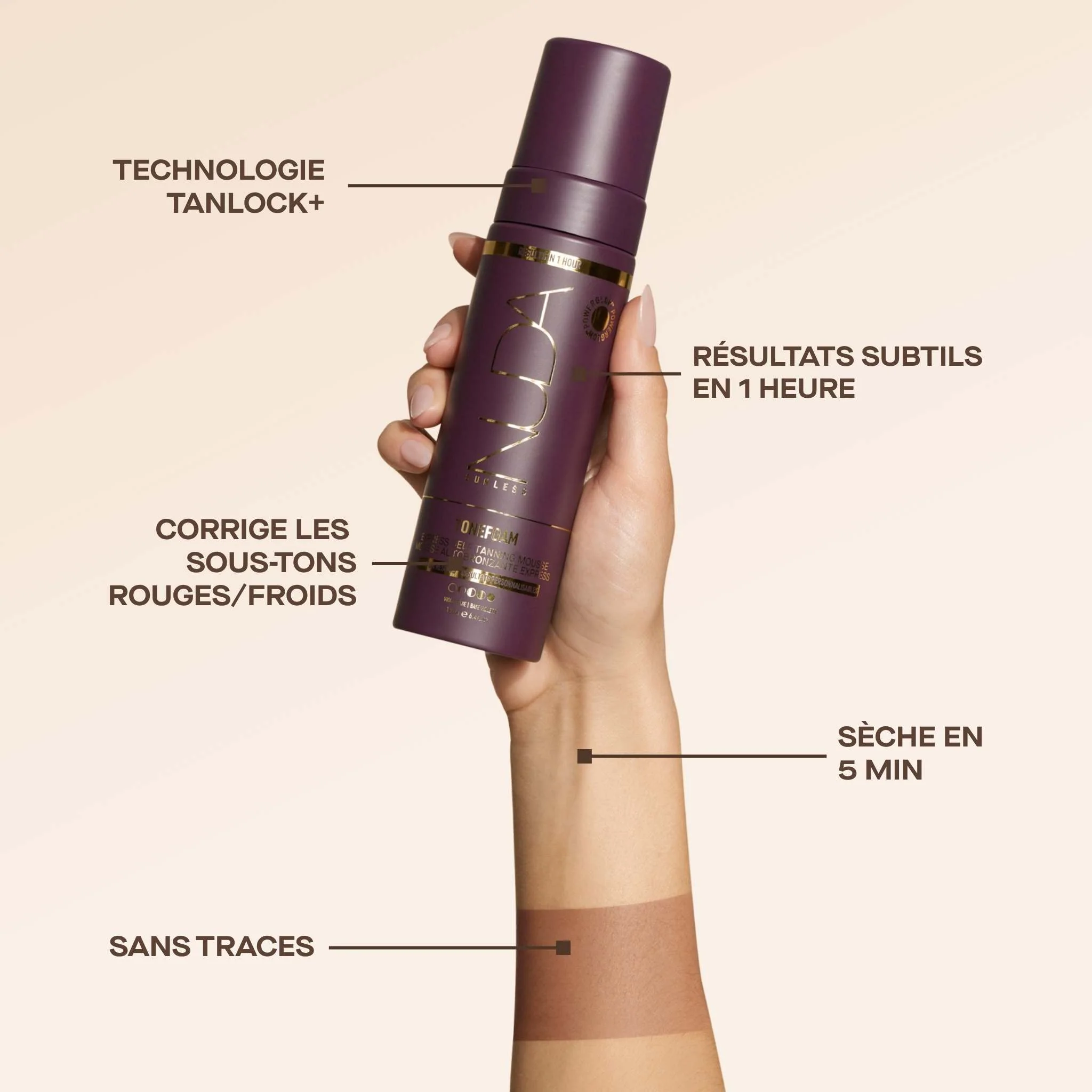 ToneFoam Violet - Self Tanning Mousse